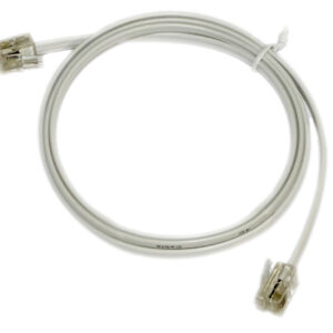 Патч-корд Hyperline PC-RJ12-RJ12-3M-WH телефонный 3 м белый