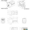 hyperline kjne-8p8c-c5e-90-gn вставка keystone jack rj-45(8p8c), категория 5e, 110 idc, заделка с помощью ne-tool, зеленая