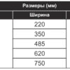 перегородка фундамента (цоколя) ep-p-500.250