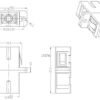 hyperline fa-p11z-sc/sc-n/bk-gn оптический проходной адаптер sc-sc, sm, simplex, корпус пластиковый, зеленый, черные колпачки