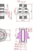 hyperline fa-s00z-fc/fc-n/gn-sl оптический проходной адаптер fc-fc, sm, simplex, корпус металл, зеленые колпачки