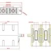 hyperline fa-p11z-dsc/dsc-n/bk-bg оптический проходной адаптер sc-sc, mm, duplex, корпус пластиковый, бежевый, черные колпачки