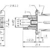 hyperline fa-p11z-sc/sc-n/bk-bl оптический проходной адаптер sc-sc, sm, simplex, корпус пластиковый, синий, черные колпачки