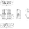 hyperline fa-p11z-qlc/qlc-n/wh-bl оптический проходной адаптер lc-lc, sm, quadro, 4 волокна, корпус пластиковый, синий, белые колпачки