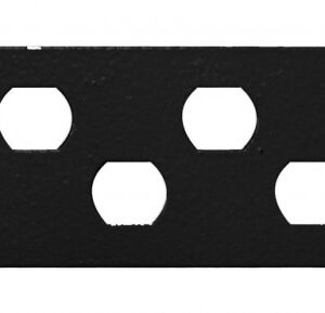 Hyperline FO-FP-W140H42-8FC/ST-BK Лицевая панель (модуль) для установки 8-FC(ST), черная