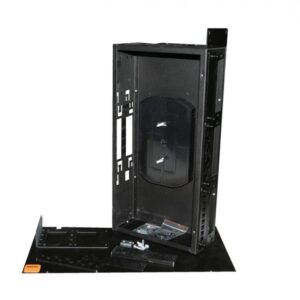 Hyperline FO-19R-2U-6xSLT-W140H42-48UN-BK Бокс оптический универсальный 19", от 8 до 48 портов (SC, duplex LC, ST, FC), со сплайс пластиной, без пигтейлов и проходных адаптеров, 2U, черный