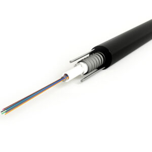 Оптоволоконный кабель 50/125 OM2 многомодовый Hyperline FO-SRA-OUT-50-4-PE-BK 4 волокна
