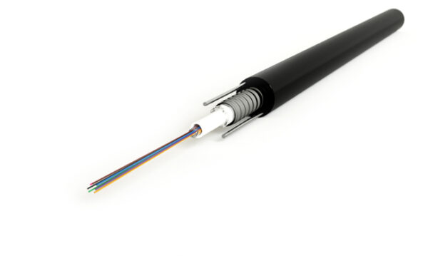 оптоволоконный кабель 50/125 om2 многомодовый hyperline fo-sra-out-50-8-pe-bk 8 волокон