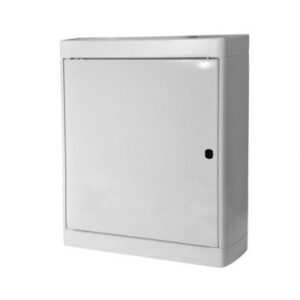 LEGRAND 601257 Nedbox Шкаф настенный 2ряда, 24 модуля, с металлической дверцей, с клеммным блоком N+PE, IP 40, белый