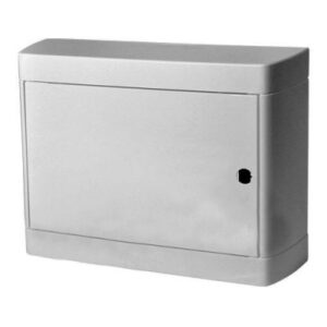 LEGRAND 601256 Nedbox Шкаф настенный 1ряд, 12 модулей, с металлической дверцей, с клеммным блоком N+PE, IP 40, белый