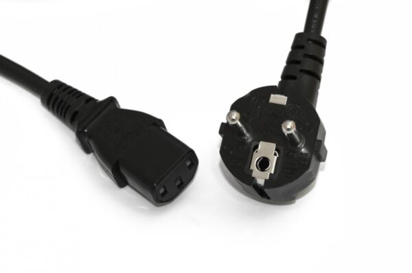 кабель питания компьютера hyperline pwc-iec13-shm-0.5-bk 0.5 метра