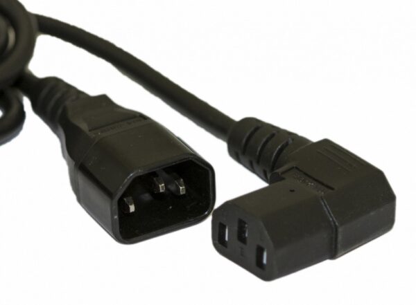 кабель питания монитор-компьютер hyperline pwc-iec13a-iec14-3.0-bk 3 метра