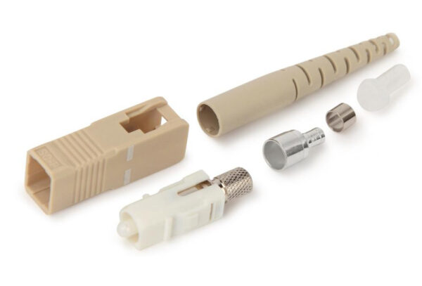 hyperline fk-std-sc/sa-mm-upc-bg-s2-bg клеевой коннектор sc/upc, mm (для многомодового кабеля), simplex, 2.0мм (200 шт.)