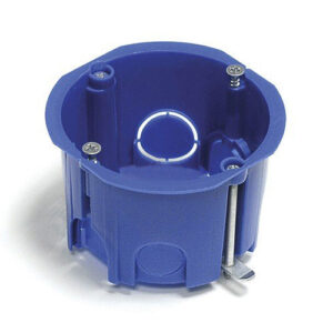 Ecoplast 44662 Коробка установочная для твер. стен D68x45 мм межцентр 71мм, IP20, синий