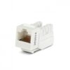 hyperline kjne-8p8c-c5e-90-wh вставка keystone jack rj-45(8p8c), категория 5e, 110 idc, заделка с помощью ne-tool, белая