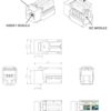 hyperline kjne-6p6c-c2-90-wh вставка keystone jack, rj-12(6p6c), 110 idc, заделка с помощью ne-tool, белая