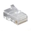 hyperline plug-10p10c-u-06-10 разъем rj-50(10p10c), универсальный (для одножильного и многожильного кабеля), для круглого кабеля, напыление 6µ"/ 6 микродюймов (10 шт)