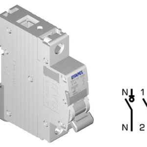 Efapel 55120 5CP Выключатель автоматический МСВ 1Р+N 4,5kA - C - 20A