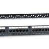 патч-панель cabeus 19" pl-24-cat.6-dual 1u 24 порта