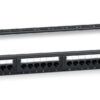 патч-панель cabeus 19" pl-24-cat.6-dual 1u 24 порта