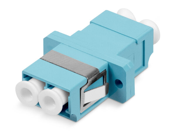 cabeus dlc-dlc-mm-om3 проходной соединитель lc-lc duplex, mm-om3(для многомодового кабеля), корпус пластмассовый (sc adapter simplex dimension)