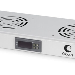 Вентиляторный модуль 19" 1U Cabeus JG02 2 вентилятора серый
