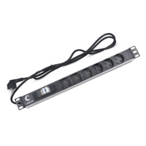 Блок евророзеток для 19" шкафов 16А Cabeus PDU-6P-B-2EU 6 розеток