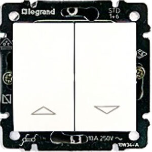 LEGRAND 774414 Переключатель с электрической блокировкой, 10A, белый, Valena