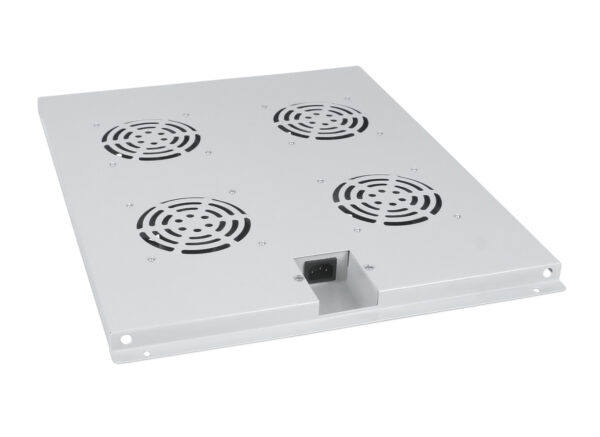вентиляторный модуль потолочный cabeus tray-80 4 вентилятора серый