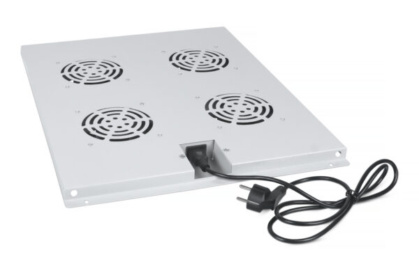 вентиляторный модуль потолочный cabeus tray-80 4 вентилятора серый