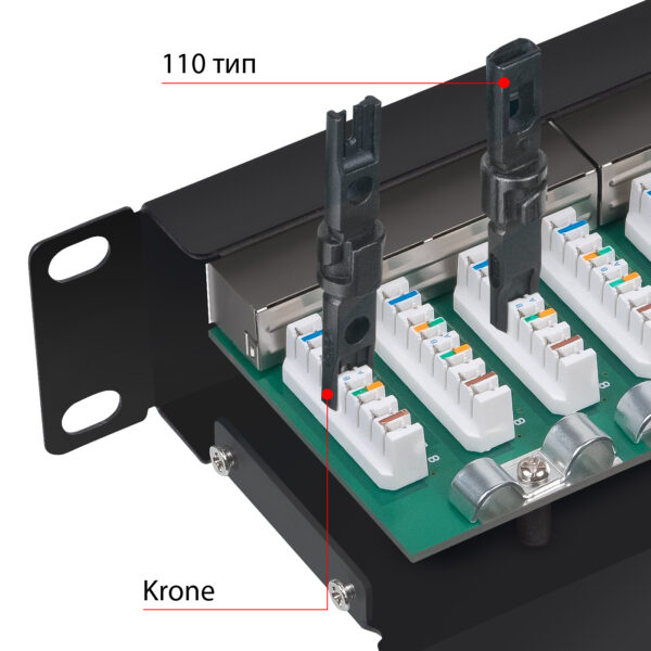 патч-панель cabeus 10" pl-12-cat.6 1u 12 портов