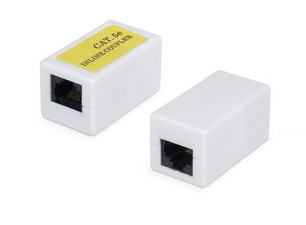 cabeus ca-8p8c-c5e-wh проходной адаптер (coupler), rj-45(8p8c), категория 5e