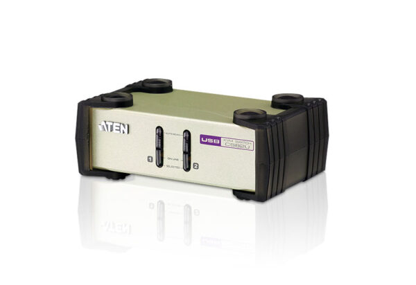 aten cs82u-at переключатель, электрон., kvm, 1 user ps2/usb+vga, 2 cpu ps2/usb+vga, со шнурами ps2/usb 2х1.2м., 2048x1536, настол., исп.стандарт.шнуры, без osd, некаскад.