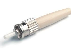 Hyperline ST-MM-3 Разъем клеевой ST, MM(для многомодового кабеля), 3 мм, корпус металл, (белый)