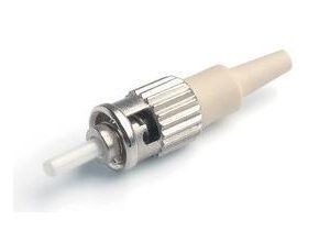 Hyperline ST-MM-0.9 Разъем клеевой ST, MM(для многомодового кабеля), 0.9 мм, корпус металл, (белый хвостовик)