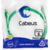 патч-корд cabeus pc-utp-rj45-cat.6-1.5m-gn кат.6 1.5 м зеленый