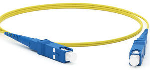 Патч-корд оптический SC-SC Hyperline FC-S2-9-SC/UR-SC/UR-H-10M-LSZH-YL 9/125 10 м