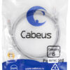 патч-корд cabeus pc-utp-rj45-cat.6-1.5m-lszh кат.6 1.5 м серый