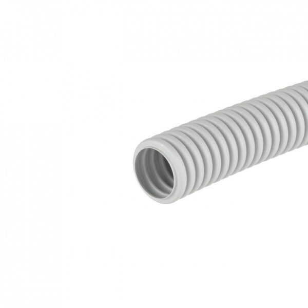 dkc / дкс 90916 труба гибкая гофрированная 16 мм из самозатухающего пвх-пластиката, лёгкая, цвет серый (ral 7035), от -5c до +60с