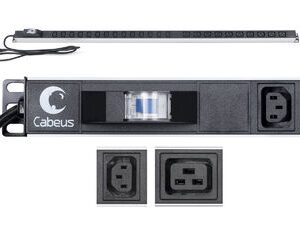 Блок розеток для 19" шкафов 10А Cabeus PDU-16-14C13-10C19-B-C14 10 розеток