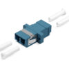 cabeus dlc-dlc-sm проходной соединитель lc-lc duplex, sm(для одномодового кабеля), корпус пластмассовый (sc adapter simplex dimension)