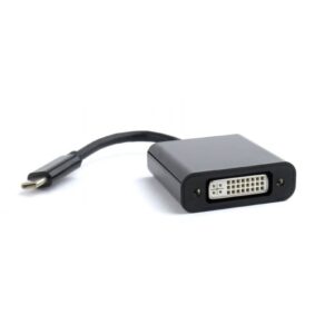 Переходник USB Cablexpert A-CM-DVIF-01, USB Type-C/DVI, 15см, пакет