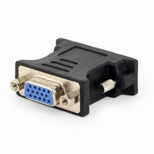 переходник dvi-i -> vga cablexpert a-dvi-vga-bk, 29m/15f, черный, пакет