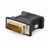 переходник dvi-i -> vga cablexpert a-dvi-vga-bk, 29m/15f, черный, пакет