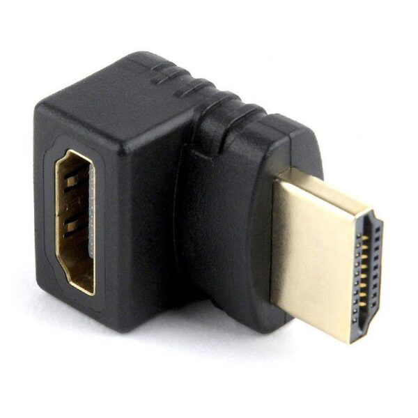 переходник hdmi  hdmi cablexpert a-hdmi270-fml, 19f/19m, угловой соединитель 270 градусов, золотые разъемы, пакет