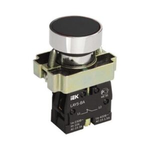 IEK BBT60-BA-K02 Кнопка LAY-BA21 без подсветки черн. 1з