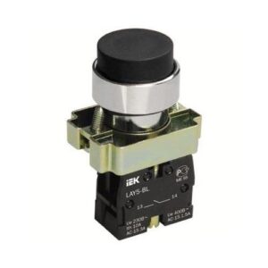 IEK BBT70-BL-K02 Кнопка LAY5-BL21 без подсветки черн. 1з