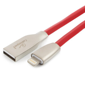 Кабель Cablexpert для Apple CC-G-APUSB01R-1.8M, AM/Lightning, серия Gold, длина 1.8м, красный, блистер