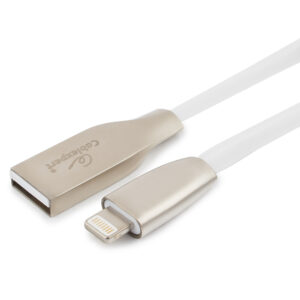 Кабель Cablexpert для Apple CC-G-APUSB01W-1M, AM/Lightning, серия Gold, длина 1м, белый, блистер