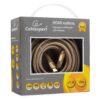 кабель hdmi cablexpert, серия gold, 15 м, v1.4, m/m, золотой, позол.разъемы, алюминиевый корпус, нейлоновая оплетка, коробка